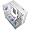 Image de Boîtier PC Darkflash DF-TH285A12X-WH Blanc 3 Verres Trempés RGB ATX