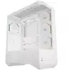 Image de Boîtier PC Darkflash DY460 Blanc ARGB Moyen Tour Verre trempé 4 Ventilateurs
