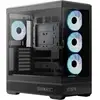 Image de Boîtier PC Aerocool P500B Digi Torre Midi Panneau Verre ARGB Écran LED