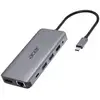 Image de Acer Station d'accueil 12 en 1 USB-C vers USB/HDMI/DP/RJ45 Argent