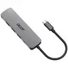 Image de Acer 5in1 Type C Dongle USB 3.2 Gen 1 Type-C/HDMI/USB-A/100 W Argent