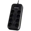 Image de Multiprise CyberPower P0820SUF0-DE 8 Prises avec Protection et 2 USB-A Interrupteur 1,8 m Noir
