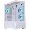 Image de Boîtier BitFenix Ceto Basic BFC-CET-200-WWGSW-3A ARGB blanc vitre panoramique