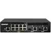 Image de QNAP QSW-M2108R-2C commutateur réseau Géré L2 2.5G Ethernet (100/1000/2500) Connexion Ethernet, supportant l'alimentation via ce port (PoE) Noir