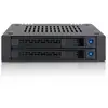 Image de Accessoire panneau Icy Dock MB742SP-B Noir Hot-swap 2,5" vers 3,5" SATA/SAS