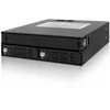 Image de Rack ICY DOCK MB994IKO-3SB aluminium noir ventilateur 2,5" ODD 5,25
