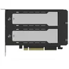 Image de Carte PCIe ICY DOCK MB842M5P-B ExpressSlot Elite 2x M.2 NVMe PCIe 5.0 x8 Extractible