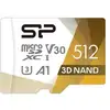 Image de Carte MicroSDXC Silicon Power SP512GBSTXDU3V20AB 512 Go UHS-I V30 U3 Or Blanc