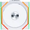 Image de Ventilateur sans fil Lian-Li UNI FAN SL120 RGB à pales inversées PWM 120 mm Blanc