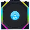 Image de Ventilateur Lian Li UNI FAN SL Wireless LCD 120 Reverse Blade RGB 120mm Noir