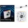 Image de Refroidissement par air Lian Li 120 mm UNIFAN TL-LCD sans fil ARGB 1900 tr/min LCD blanc