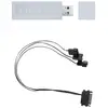 Image de Contrôleur RGB Addressable Lian Li RF-T-W Blanc 1 pièce