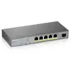 Image de Commutateur Zyxel GS1350-6HP Switch administrable L2 5 ports PoE Gigabit + 1 SFP