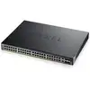 Image de Commutateur Zyxel 48 ports Gigabit 2x10G cuivre 4xSFP+ L3 PoE+ 960W rack QoS