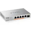 Image de Zyxel XMG-105HP Non-géré 2.5G Ethernet (100/1000/2500) Connexion Ethernet, supportant l'alimentation via ce port (PoE) Argent