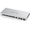 Image de Commutateur Ethernet Gigabit Zyxel 8 ports, 2 ports 2,5 G, 2 SFP+ non gérés, QoS ACL, gris