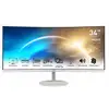 Image de Écran PC MSI PRO MP341CQW 34" UltraWide Quad HD 100Hz VA Courbe Haut-parleurs Blanc
