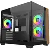 Image de Boîtier Cooler Master Elite 481 Wood Mini Tower ITX mATX RGB Verre Trempé