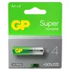 Image de Pile GP Batteries Super Alkaline GP15A AA LR06 1,5 V 4 unités
