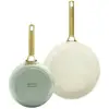 Image de Ensemble de poeles GreenPan Padova Reserve 20 et 26 cm ceramique
