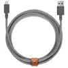 Image de Câble Lightning Native Union Belt Cable XL 3 m USB A Noir Blanc