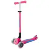 Image de Patinette classique Globber Primo pliable 3 roues 50 kg rose néon