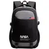 Image de Mochila NASA BAG02 Travel pour PC portable 15.6 pouces USB Oxford Noir
