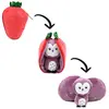 Image de Peluche Deglingos Flipetz Veggies Chouette Fraise TU