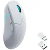 Image de Ratón Keychron M3 Wireless Bluetooth 26000DPI Blanco RGB 5 Botones Ergonómico