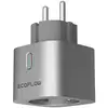 Image de Prise intelligente EcoFlow EFA-SMARTPLUG-EU Wi-Fi Bluetooth Commande vocale Statistiques de consommation