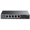 Image de Commutateur mural sans ventilateur Gigabit PoE+ 5 ports TP-Link TL-SG1005P-PD