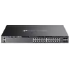 Image de COMMUTATEUR DE GESTION L3 TP-LINK SG6428XHP 24P GIGABIT PoE+ AVEC 4 EMPLACEMENTS SFP+ PORT CONSOLE 10G RACK RJ45/USB-C 1U 19