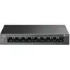 Image de Commutateur Fast Ethernet TP-Link 9 ports 8 PoE+ 73,24 W sans ventilateur QoS mural
