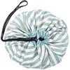 Image de Tapis de jeu et sac de rangement Play&Go Stripes Green 140 cm