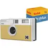 Image de Kodak RK0110 Kit Kodak EKTAR H35 Appareil photo à film beige + Film demi-cadre 35 mm