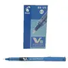 Image de Pilot V5 Boîte de 12 marqueurs à encre liquide bleue