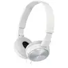 Image de Auriculaires Sony MDR-ZX310 filaires supra-auriculaires pour musique, pliables blancs