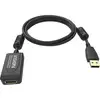 Image de Cable USB Vision TC 5MUSBEXT+/BL 5 m USB 2.0 Noir