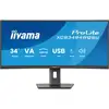 Image de iiyama ProLite XCB3494WQSU-B1 34" VA COURBÉ UWQHD 120Hz USB-A Haut-parleurs Hauteur Réglable