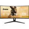 Image de Moniteur incurvé haut de gamme iiyama G-MASTER GCB3486WQSCP-B1 34 pouces UltraWide QHD 240 Hz HDR400 FreeSync USB-C
