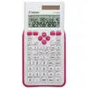 Image de Calculatrice scientifique Canon F-715SG 12 chiffres 2 lignes Alimentation batterie/solaire Rose Blanc