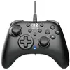 Image de Manette de jeu filaire USB Hori pour Nintendo Switch 2, boutons programmables, noire
