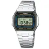 Image de Réveil Casio A164WA-1VES Digital Rétro Acier Inoxydable