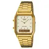 Image de Montre Casio AQ-230GA-9DMQYES dorée acier inoxydable analogique numérique