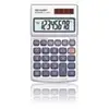 Image de Calculatrice Sharp EL-250S 8 chiffres Solaire Compacte Argent