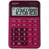 Image de Calculatrice Sharp EL-M335 Batterie/Solaire 10 chiffres Rouge