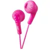 Image de Auriculares JVC HA-F160-P-E avec câble 3,5 mm pour musique, couleur rose