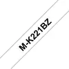 Image de Brother M-K221B Noir sur blanc, 9 mm, Longueur: 8 m, Compatible avec Brother