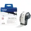 Image de Cinta continue DK22214, Noir sur blanc, 1,2 cm, 30,48 m, Compatible Brother