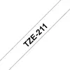 Image de Cinta laminada Brother TZe 6mm negro sobre blanco résistante extérieur intérieur